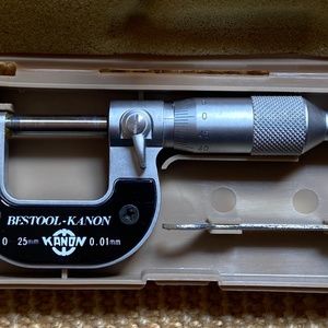 ✳️ Bestool-Kanon U Type Micrometer 0-25 mm • NIB